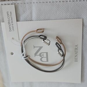 Set of 3 Geo Bangles